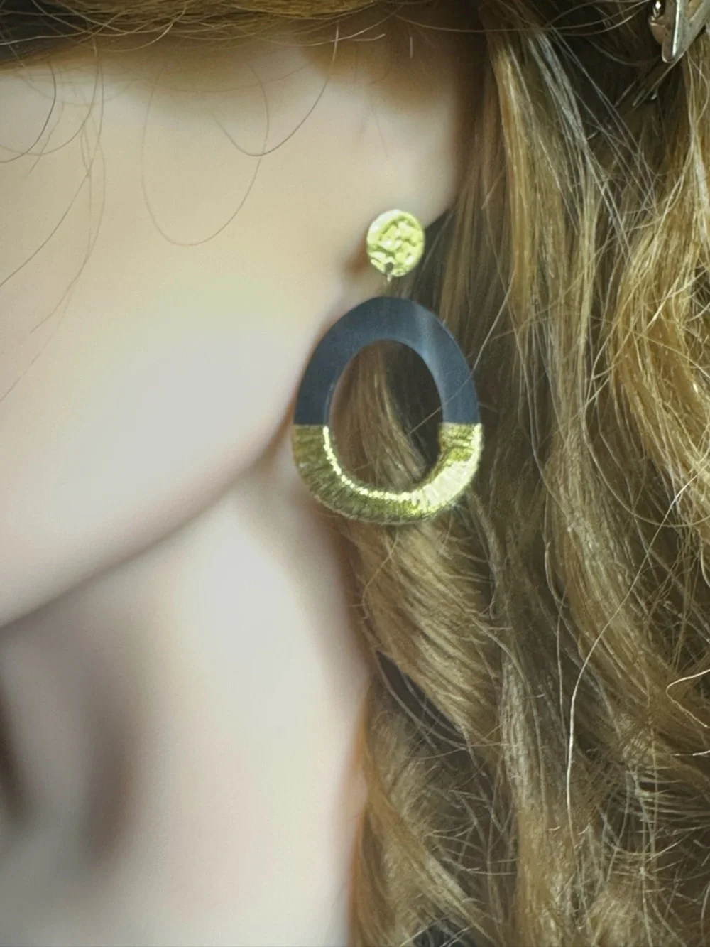 Ten Thousand Villages Duotone Drop Earrings